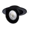 Satco 15 Watt CCT Selectable LED Direct Wire Downlight Gimbaled 6-Inch Round Remote Driver Black S11862 - alternate 6